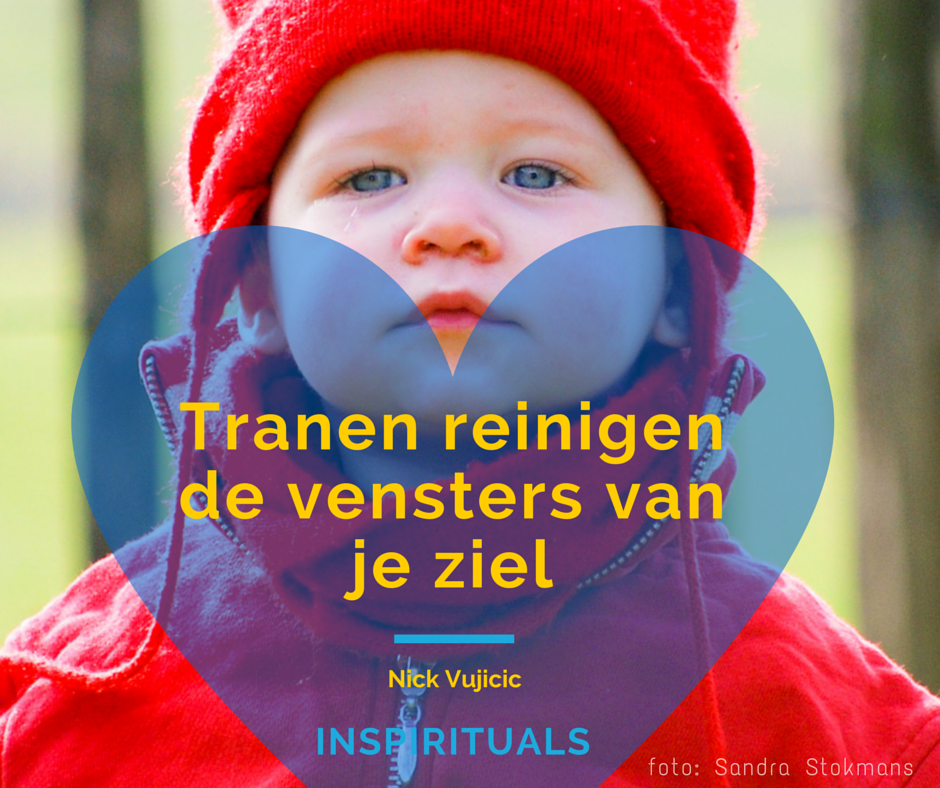 Quote door Nick Vujicic, Canva opmaak en foto door Sandra Stokmans