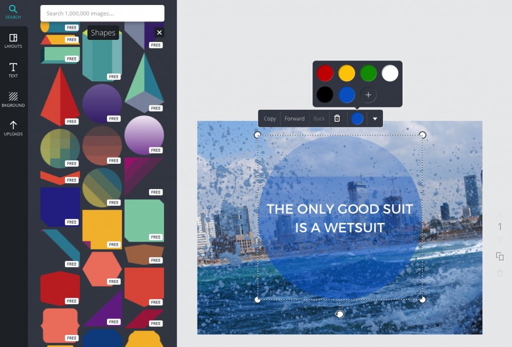 Canva, canva.com, Facebook cover, Facebook omslagfoto, social media header, Twitter header, Google+ photo, YouTube Channel Art, YouTube cover, YouTube header, the only good suit is a wetsuit