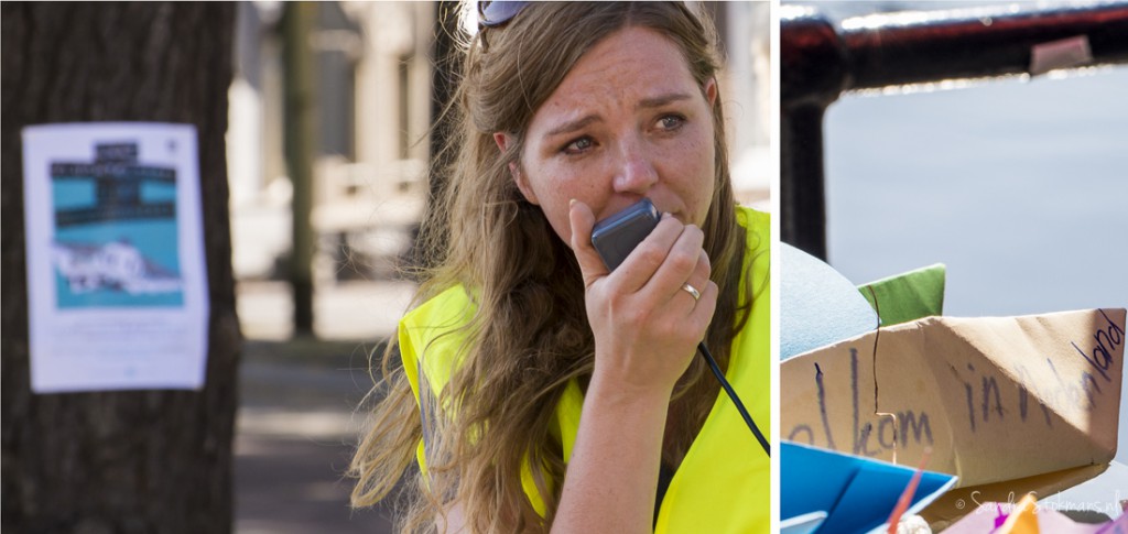 Initiatief van Non-profit organisatie Liesje Doet organiseert actie om vluchtelingenproblematiek onder de aandacht te brengen, evenement fotografie Sandra Stokmans