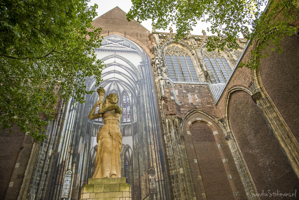 Detail Domkerk aan Domplein in Utrecht gefotografeerd tijdens FotoJam 2015, by Sandra Stokmans