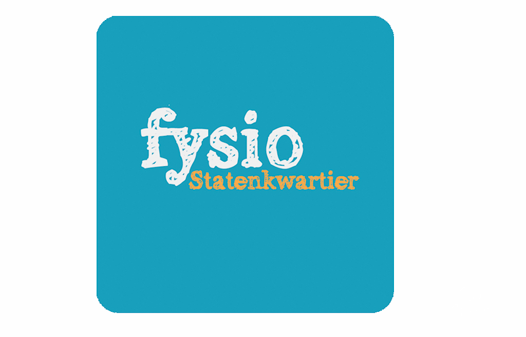 Logo Fysio Statenkwartier en oude website homepage