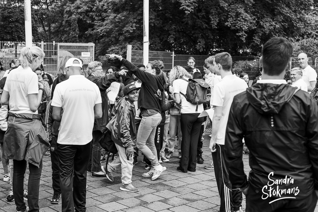 Foto reportage van Unit4 Cares Kids Sports Day in Rotterdam, foto door Sandra Stokmans Fotografie