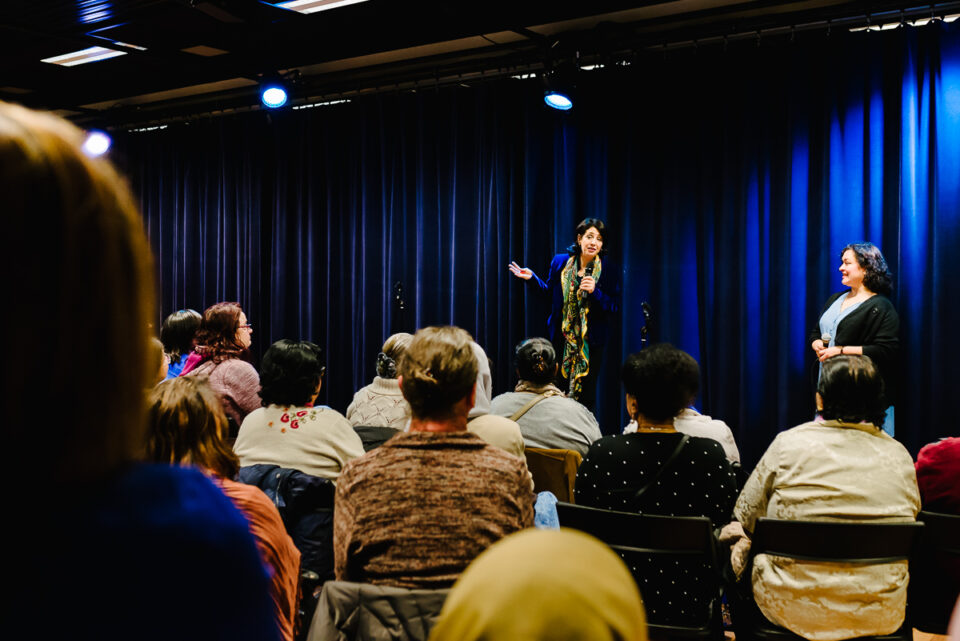 Evenement fotografie in het Vaillant Theater in den Haag, Power Vrouwen 2017, foto door Sandra Stokmans Fotografie