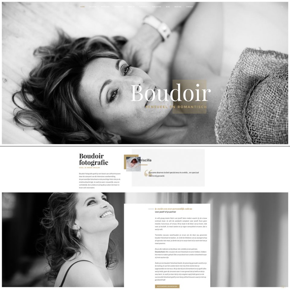 Website maken in Wordpress door Sandra Stokmans Fotografie