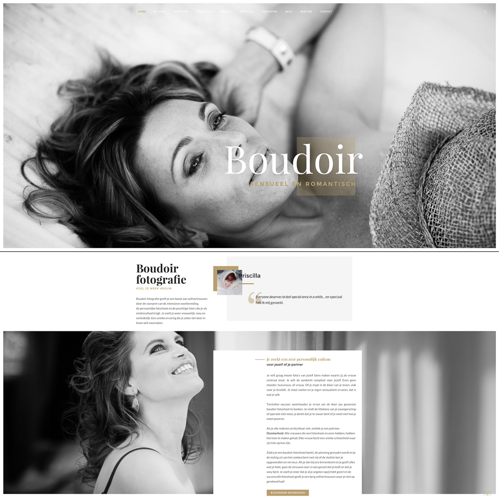 Website maken in Wordpress door Sandra Stokmans Fotografie