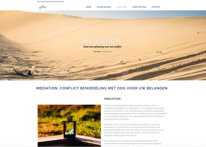 Nieuwe website Statura, Fotos voor je website, website fotografie, website bouwen door Sandra S