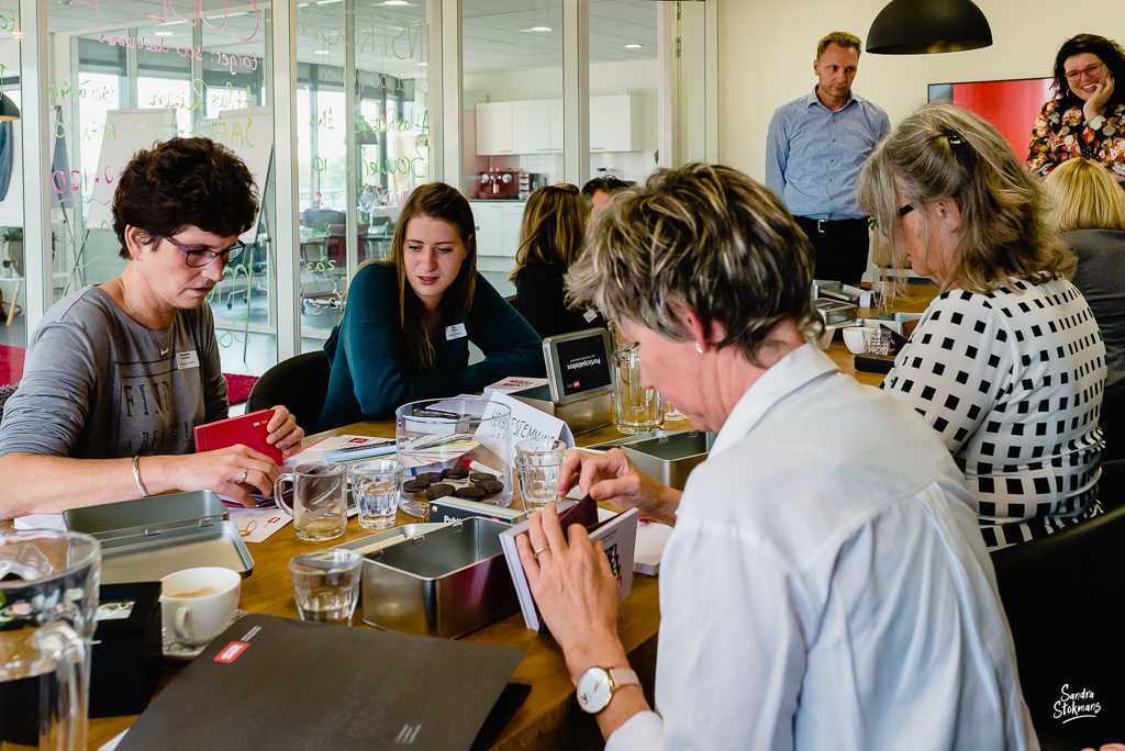 Foto's maken van een training van SIR Communicatiemanagement in Het Nieuwe Kantoor in Utrecht door Sandra Stokmans Fotografie