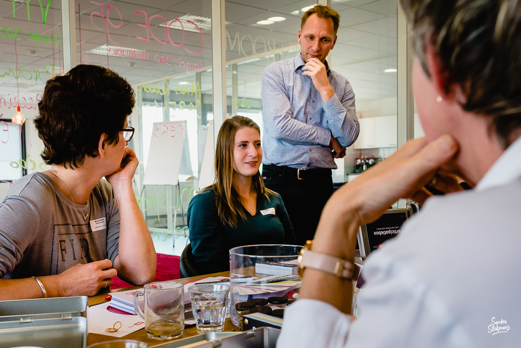 Foto's maken van een training van SIR Communicatiemanagement, foto door Sandra Stokmans Fotografie