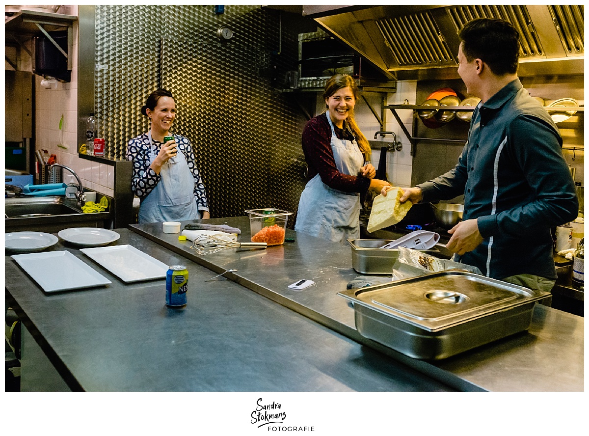 Fotoreportage maken, koken tijdens kick-off HEI Challenge, foto door Sandra Stokmans Fotografie