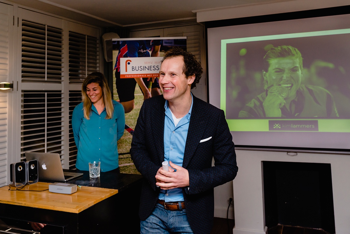 Evenement fotografie voor MHV Business Club, Kim Lammers gastspreker, door Sandra Stokmans Fotografie