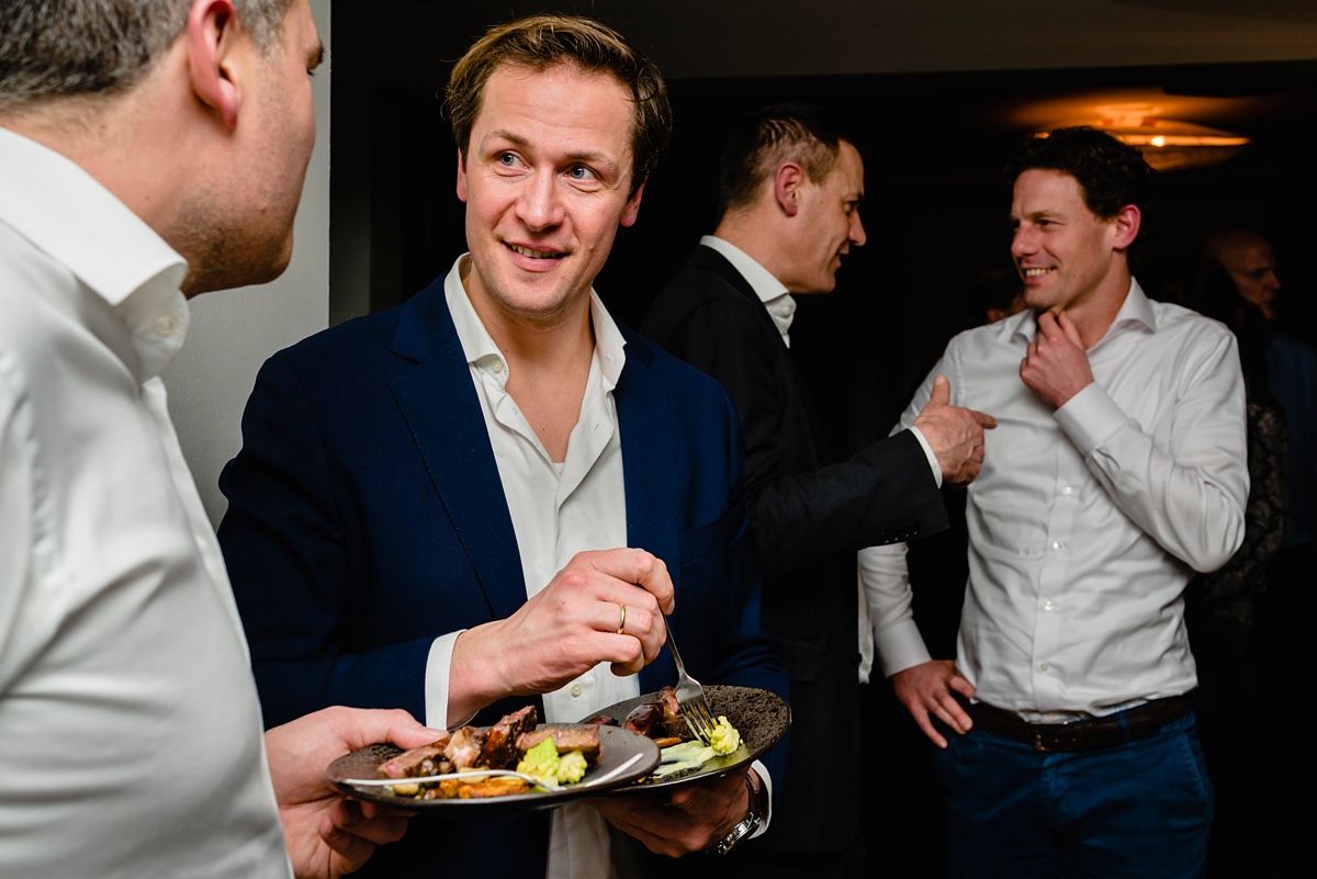 Evenement fotografie voor MHV Business Club, Walking diner Restaurant Slangevegt, foto door Sandra Stokmans Fotografie