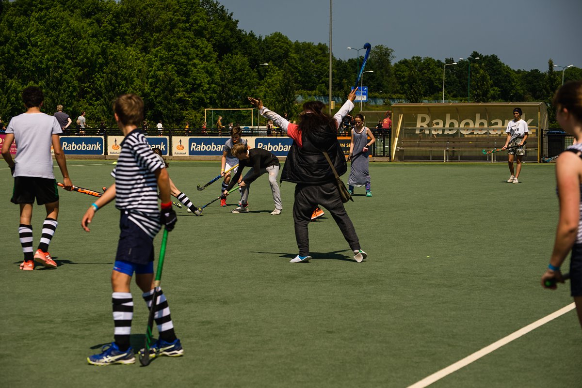 familiehockeytoernooi MHV Maarssen, team homeless people, evenement reportage, Sandra Stokmans Fotografie