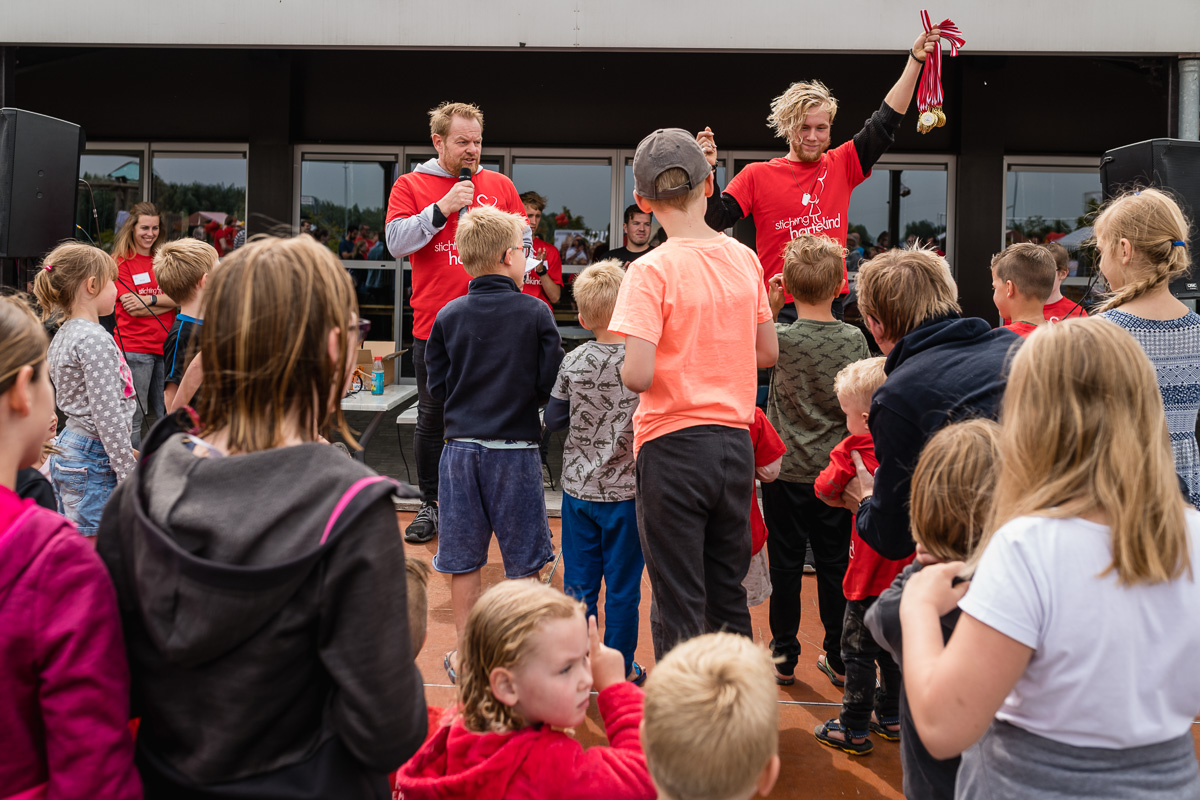 Medaille uitreiking met Martijn Fisscher en Skip Boekhorst, Hartekind Challenge 2018, Flevonice, Sandra Stokmans Fotografie