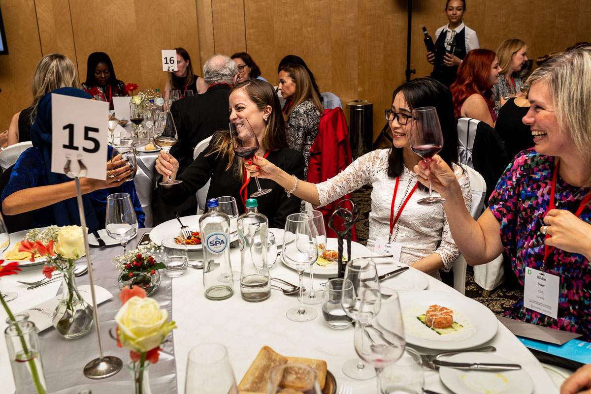 EWPN awards and diner at the Hilton in Amsterdam, with event photographer Sandra Stokmans