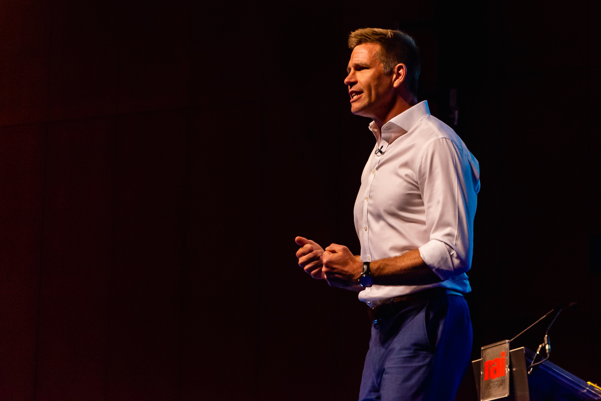 A portrait of speaker George Anderson, photo by event photographer Sandra Stokmans Fotografie