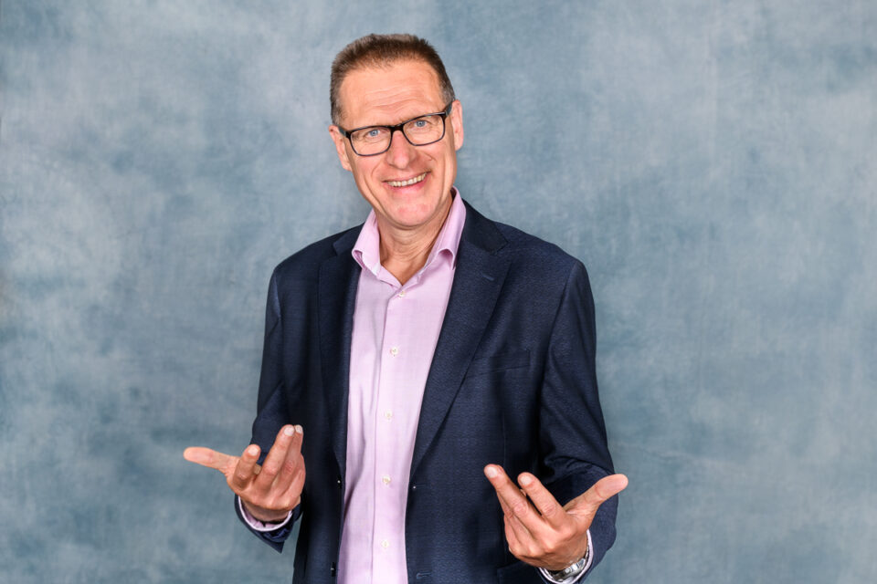 Zakelijke portret voor website volgens de branding van het bedrijf zelf