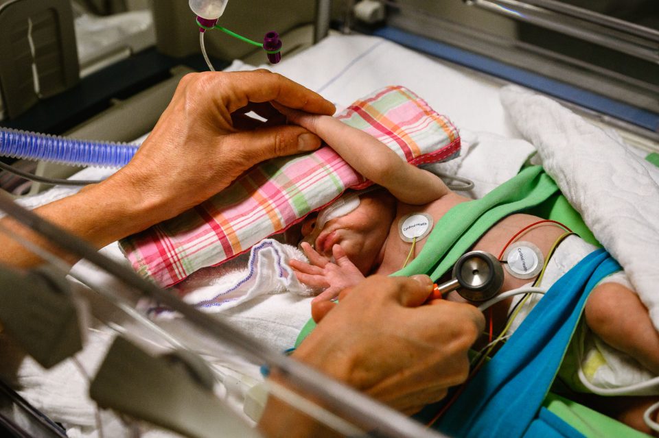 Voor de beeldbank, ook voor de Neonatologie afdeling, van het UMC Utrecht - WKZ, heb ik ook de controles van de arts vastgelegd.