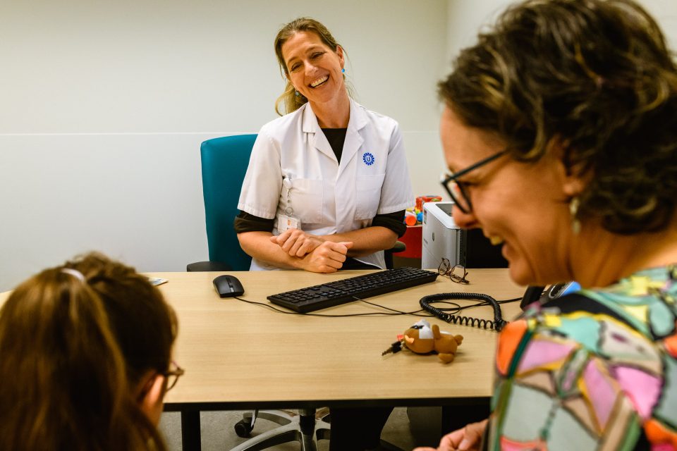 Voor de beeldbank UMC Utrecht en WKZ heb ik een polikliniek gesprek vastgelegd.