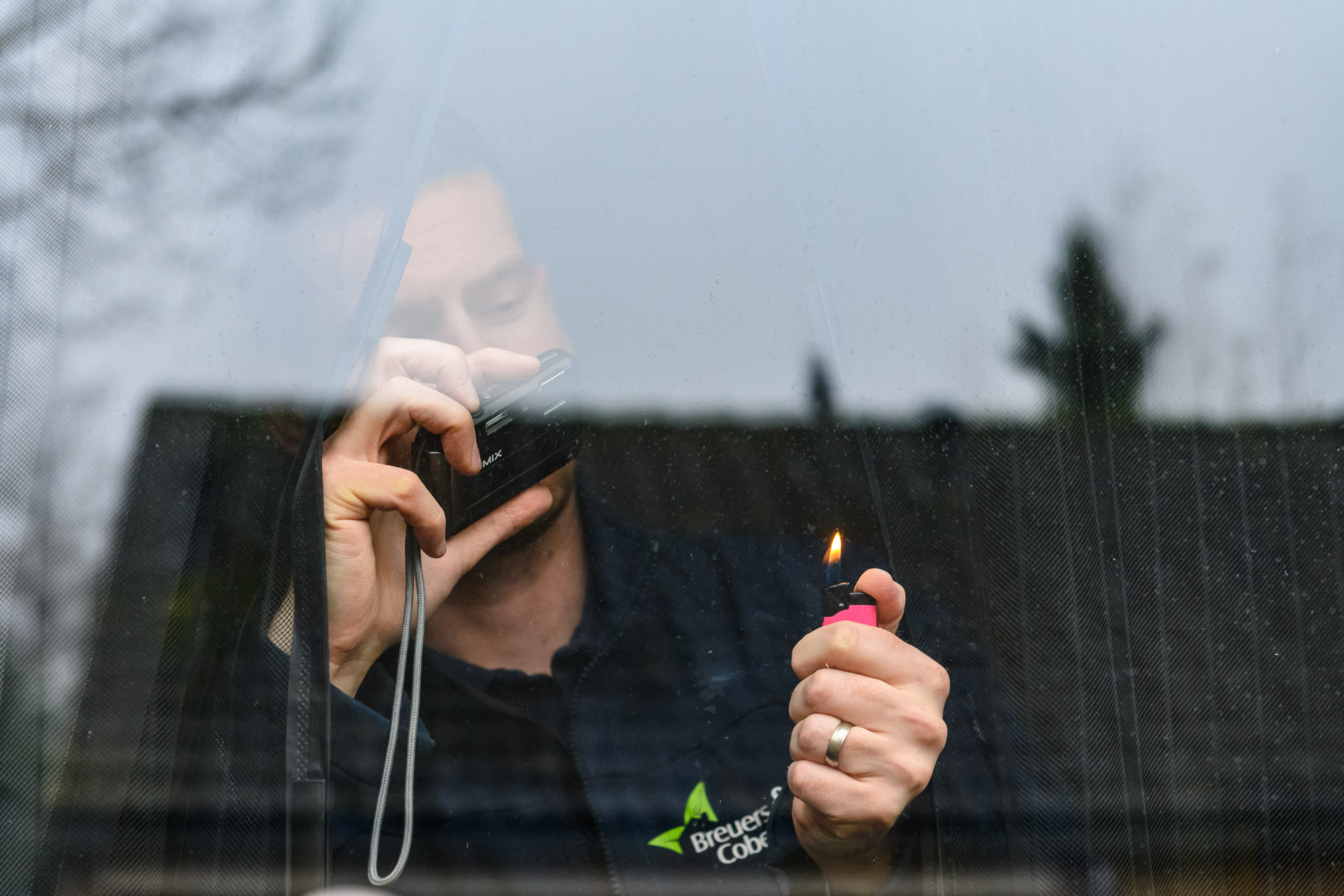 Ik was erbij toen deze vrolijke meneer (zie ook het filmpje hieronder) de energielabel inspectie kwam doen.